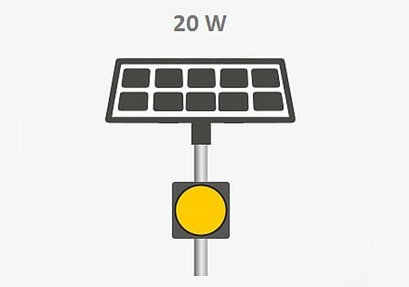 Dispositif solaire D-solar 20W